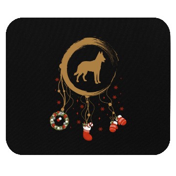 Discover dog dreamcatcher Christmas Belgian Malinois Mouse Pads