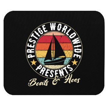 Discover prestige worldwide presents boats and hoes Mouse Pads