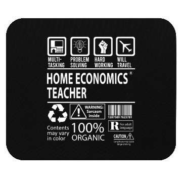 Discover Home Economics Teacher Mouse Pads - Multitasking Job