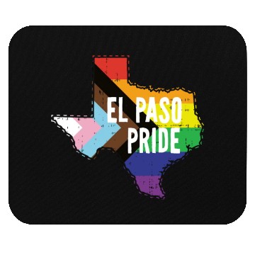 Discover El Paso Pride Gay Lesbian Queer Texas Rainbow Flag Mouse Pads