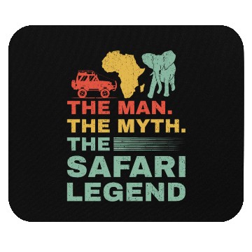 Discover African Safari The Man The Myth The Safari Legend Mouse Pads