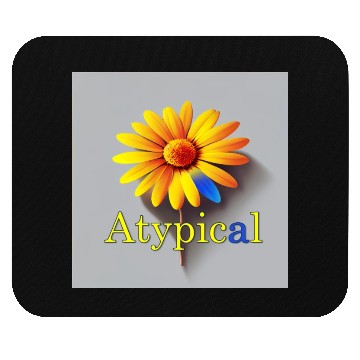 Discover Colorful flower, atypical or neurodivergent Mouse Pads