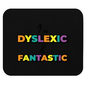 Discover Dyslexia Awareness Colorful Learning Disability Mouse Pads