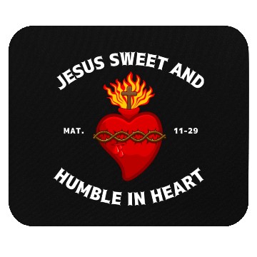Discover Sacred Heart of Jesus Christ Mouse Pads
