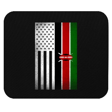 Discover Kenya Design for proud Kenyan Americans Mouse Pads