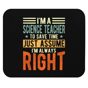 Discover Science Teacher Mouse Pads