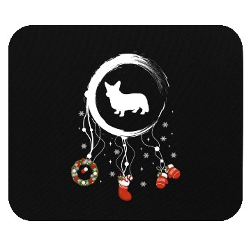 Discover dog dreamcatcher Christmas Corgi Mouse Pads
