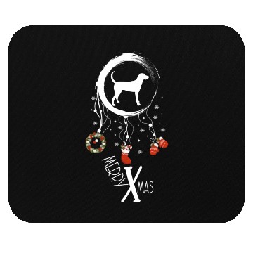 Discover dog dreamcatcher Christmas Coonhound Mouse Pads