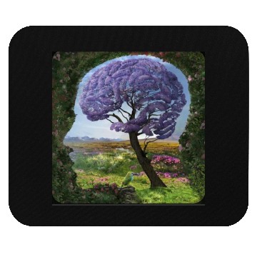 Discover Brain garden Mouse Pads