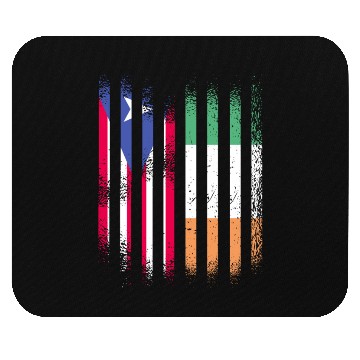 Discover Puerto Rico Flag Ireland Grown Flags Stripes Mouse Pads
