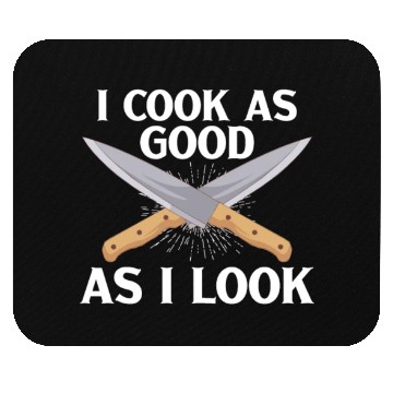 Discover Chef Cook Kitchen Restaurant Knives Cookout Mouse Pads