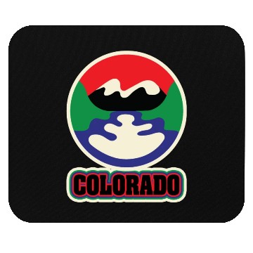 Discover US States COLORADO Mouse Pads
