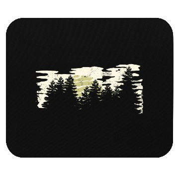 Discover Dark Forest Nature Winter Vintage Mouse Pads
