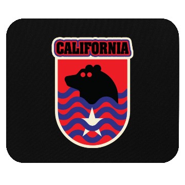 Discover US States CALIFORNIA Mouse Pads