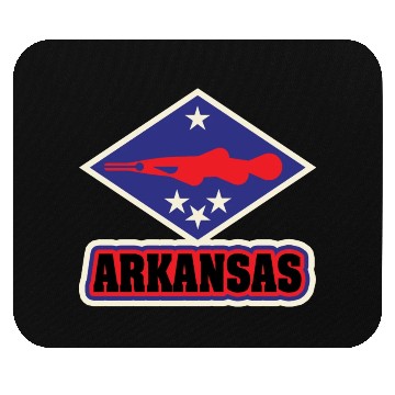Discover US States ARKANSAS Mouse Pads