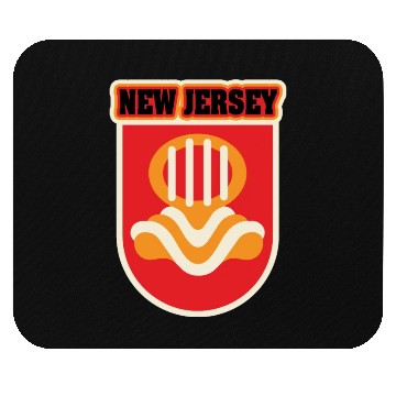 Discover US States NEW JERSEY Mouse Pads