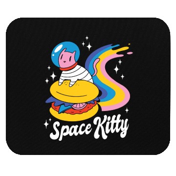 Discover Space-kitty burger Space-kitty burger inspiration Mouse Pads