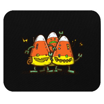 Discover Candy Corn Bots Mouse Pads