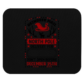 Discover Reindeer Mail North Pole Delivery Mouse Pads