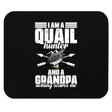 Discover Funny Quail Hunting Hobby For Bobwhite Quail Mouse Pads