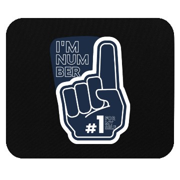 Discover I'm number 1 affirmation Mouse Pads