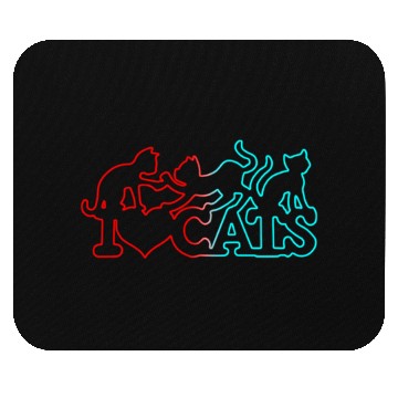 Discover I love Cats Mouse Pads