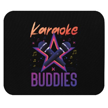 Discover Karaoke Singer Friends Besties 80s Mouse Pads