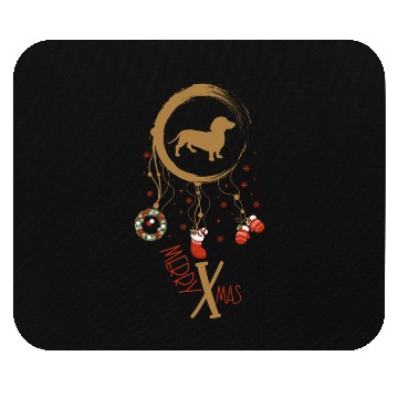 Discover dog dreamcatcher Christmas Dachshund Mouse Pads