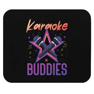 Discover Karaoke Singer Friends Besties 80s Mouse Pads