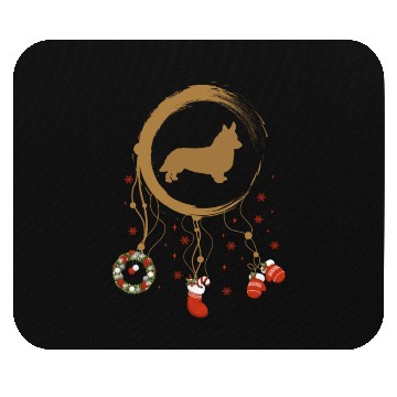 Discover dog dreamcatcher Christmas Corgi Mouse Pads