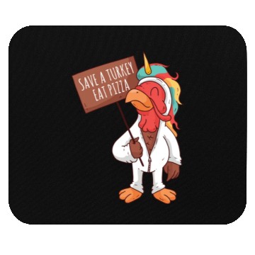 Discover Save A Turkey Eat Pizza Mouse Pads