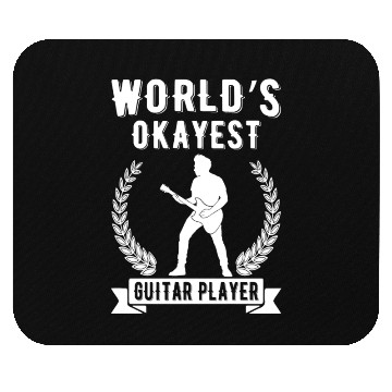 Discover World´s Okayest Guitar Player Mouse Pads
