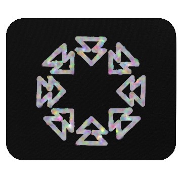 Discover Snowflake pattern Christmas star winter gift idea Mouse Pads