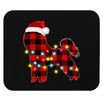Discover Bichon Frise Christmas Dog Lover Pajamas Mouse Pads