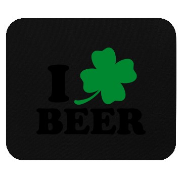 Discover I Love Beer St Patricks Day Mouse Pads