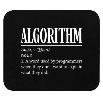 Discover Algorithm Programmer, Coding, Coder Mouse Pads
