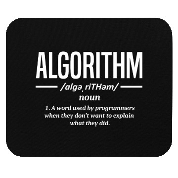 Discover Algorithm Programmer, Coding, Coder Mouse Pads