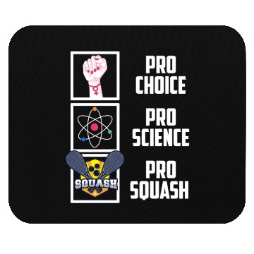 Discover Pro Choice Pro Science Pro Squash Democrat Liberal Mouse Pads