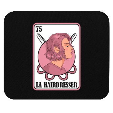 Discover Hairdresser Hairstylist Card Mouse Pads