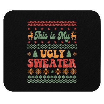 Discover This is my ugly sweater sublimation Mouse Pads