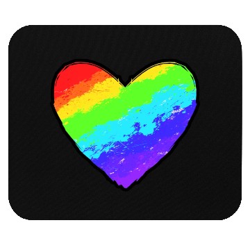 Discover love rainbow pride Mouse Pads