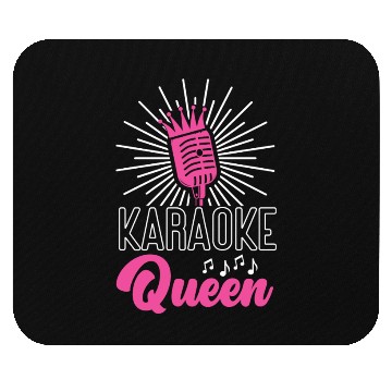 Discover Karaoke Singer 80s Retro Karaoke Mouse Pads