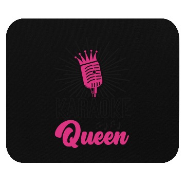 Discover Karaoke Singer 80s Retro Karaoke Mouse Pads