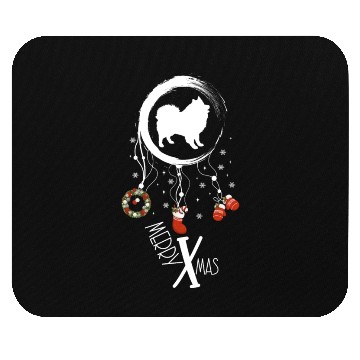 Discover dog dreamcatcher Christmas German Spitz Mouse Pads