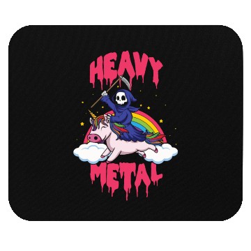 Discover Grim Unicorn Rainbow Metal Music Heavy Rock Mouse Pads