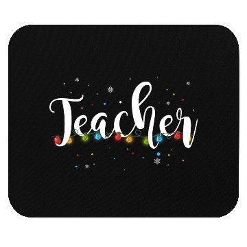 Discover Teacher Christmas Outfit School Funny Mouse Pads