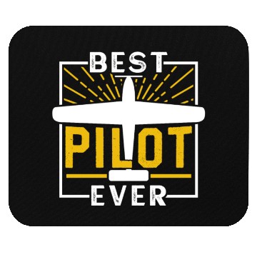 Discover Best Pilot Ever Private Small Airplane Aircraft Mouse Pads