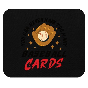 Discover Baseball Cards Baseball Player Baseball Fan Gift Mouse Pads