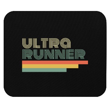 Discover Ultra Runner Vintage Retro Marathon Trail Running Mouse Pads