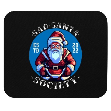 Discover Sad Santa Mouse Pads